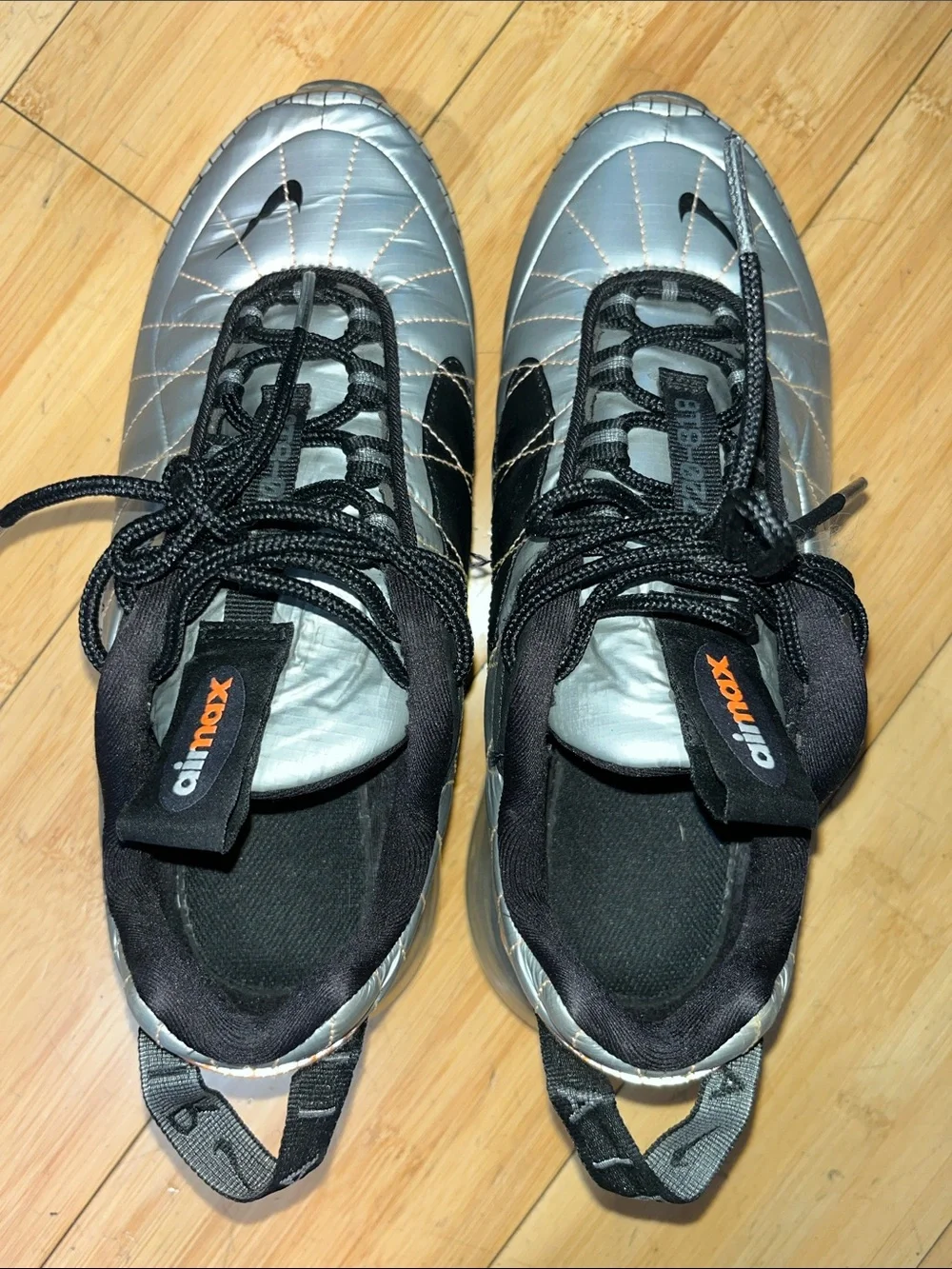 Nike Air Max 720-818 Metallic Silver Sneakers